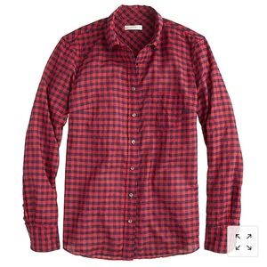 J. Crew Gingham Button Up Shirt